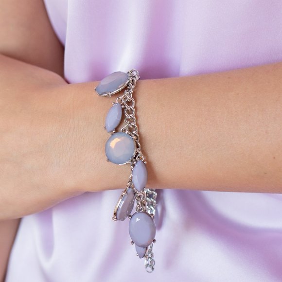 paparazzi Jewelry - Serendipitous Shimmer - Silver Bracelet